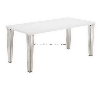 Wholesale clear acrylic table and chairs office desk side table restaurant table AT-054