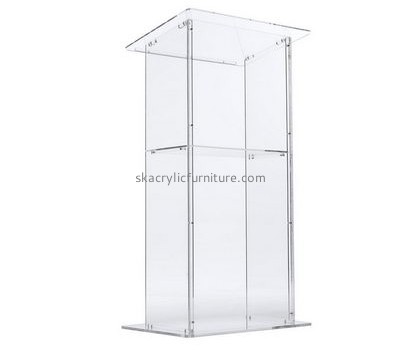 Custom acrylic podium furniture presentation podium church lectern AP-021