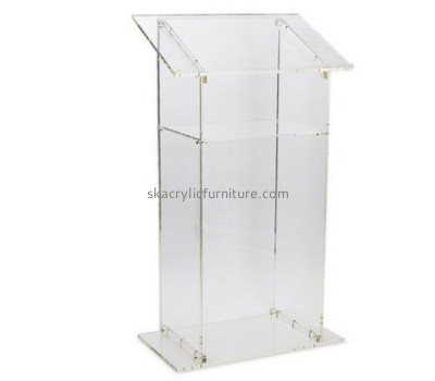 Hot selling acrylic cheap lectern table lectern modern podium AP-040
