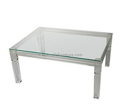 Supplying acrylic plexi furniture clear acrylic side table low coffee table AT-115