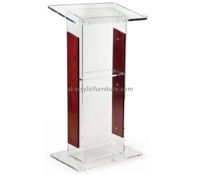 Custom design acrylic perspex lectern contemporary church pulpits cheap lecterns for sale AP-052