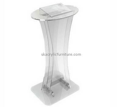 Custom acrylic contemporary lecterns modern podiums and lecterns pulpits for church for sale AP-071