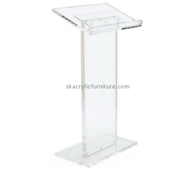Custom school podium plexiglass pulpit acrylic podium for sale AP-078
