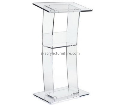 Custom design acrylic podium table presentation podium furniture for church AP-106