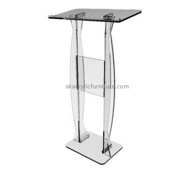 Customized acrylic modern church pulpit designs classroom lectern pulpit for church AP-155