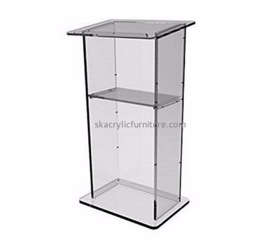Custom acrylic pulpit designs lecterns and podiums acrylic lecturn AP-169