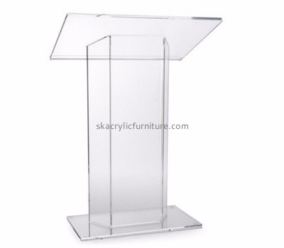 Custom acrylic clear podium cheap church pulpit church podium AP-184