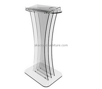 Custom acrylic pulpit furniture plexiglass pulpit podiums and lecterns for sale AP-192