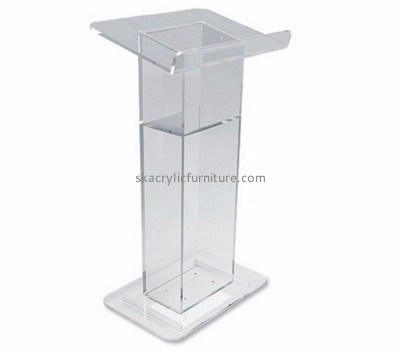 Custom acrylic contemporary church pulpits lecterns podium for schools AP-219