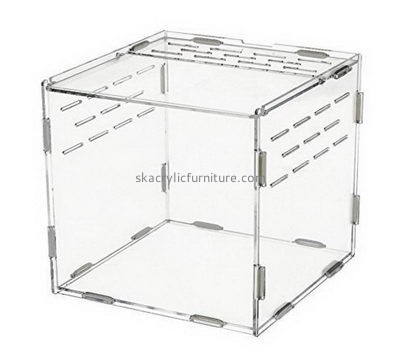Acrylic furniture factory custom acrylic large reptile cages snake cages for sale AB-029