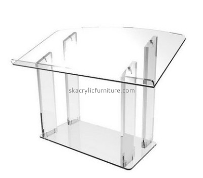 Acrylic furniture manufacturers customize contemporary church furniture acrylic lecterns for sale AP-390