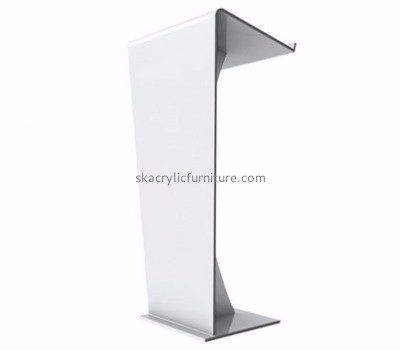 Supplier furniture customize white acrylic furniture pulpit for sale AP-495