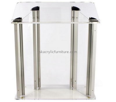 Perspex furniture suppliers customized acrylic lucite pulpit furniture AP-514