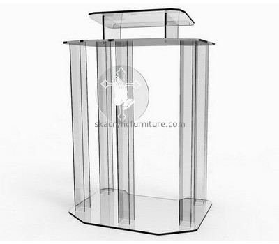 Furniture factory customized acrylic lucite furniture church lecterns for sale AP-582
