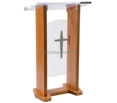 Wholesale furniture manufacturers customized church acrylic pulpit podium AP-786