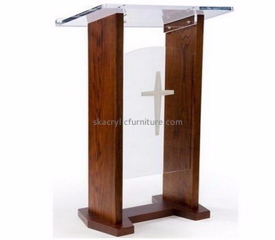 Wholesale furniture manufacturers customized acrylic pulpit for church AP-787