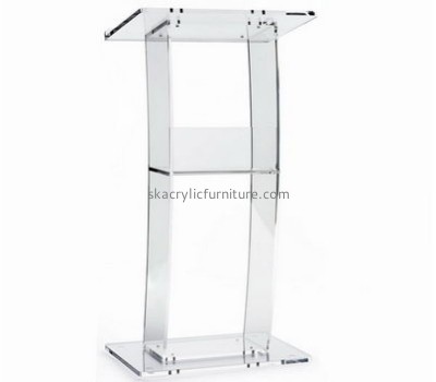 Quality furniture manufacturers custom acrylic plexiglass modern pulpit furniture AP-1054
