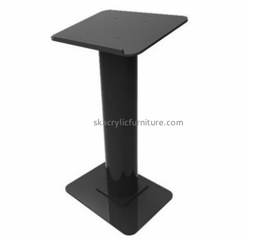 Acrylic products manufacturer custom perspex fabrication black lectern AP-1083