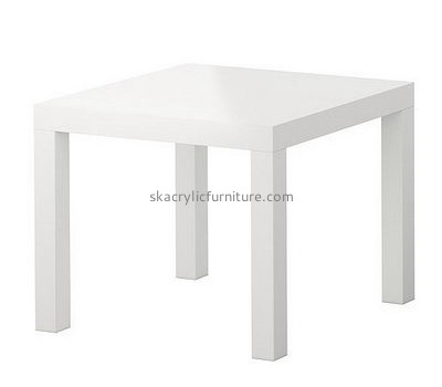 Bespoke square white perspex table AT-263
