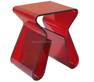 Customize red acrylic table for coffee AT-321