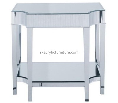 Customize plexiglass coffee table with storage AT-389