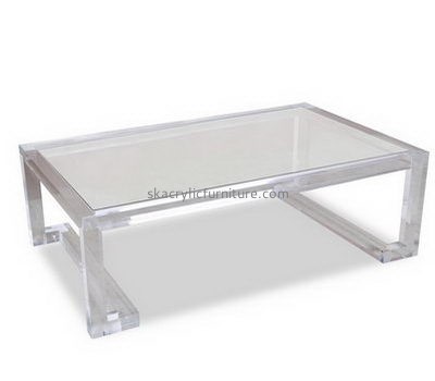 Customize acrylic low modern coffee table AT-411