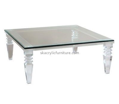 Customize lucite low modern coffee table AT-413