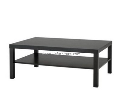 Customize black coffee table with storage AT-418