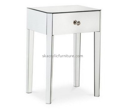 Customize acrylic narrow side table with drawers AT-452