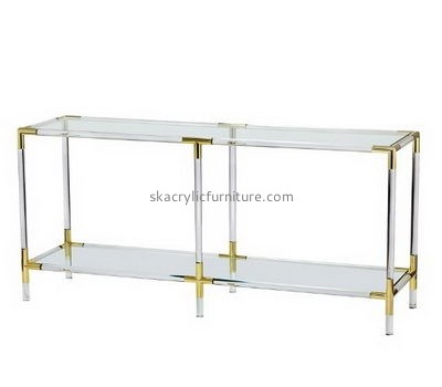 Customize lucite end tables with storage AT-572