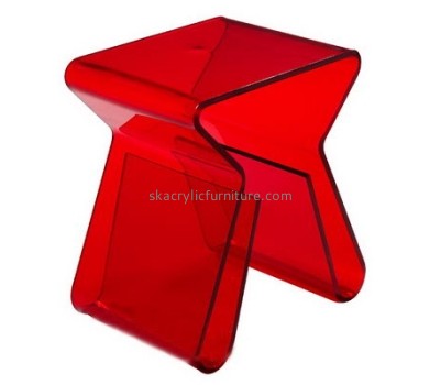 Customize acrylic coffee table with shelf AT-576