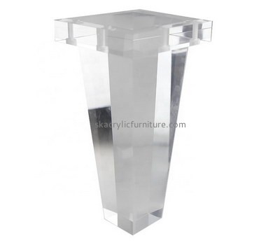 Custom clear acrylic table leg AL-023