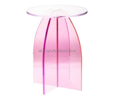 Customized acrylic table clear plastic console table acrylic coffee table AT-077