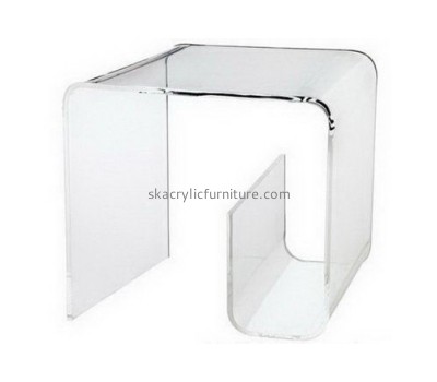 Custom design acrylic coffee shop furniture wholesale clear acrylic trunk table home goods coffee table AT-061
