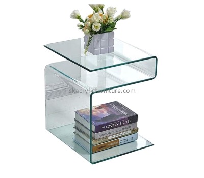 Custom design clear acrylic bedside table furniture design coffee table AT-030