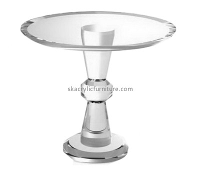 Wholesale acrylic italian furniture acrylic table and chairs round coffee table AT-012