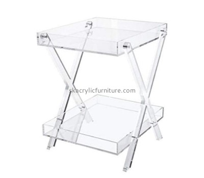 Acrylic supplier custom plexiglass foldable tray table lucite tray table AT-811