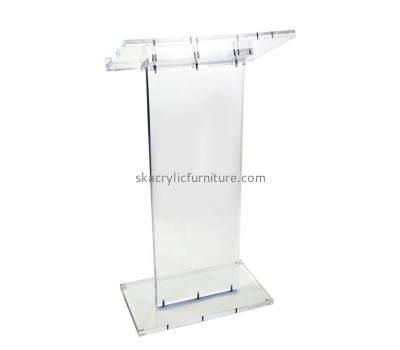 Acrylic furniture manufacturer custom plexiglass podium AP-1240