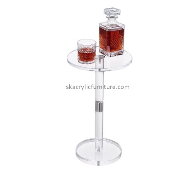 Plexiglass furniture manufacturer custom acrylic drink table for small spaces AT-841