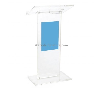 China plexiglass manufacturer custom acrylic pulpit for wedding restaurants AP-1265