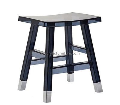 Acrylic furniture manufacturer custom plexiglass sitting stool for bedroom AC-079