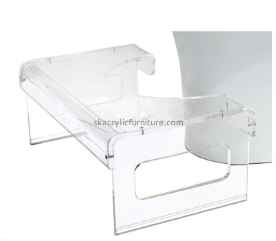 Lucite products manufacturer custom acrylic toilet stool step stool AC-082
