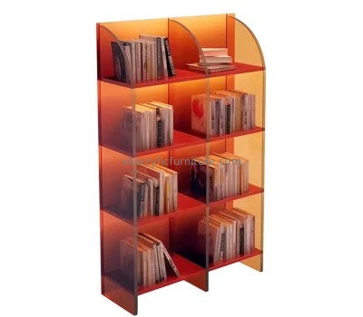 Custom acrylic lattice bookcase shelves AT-911