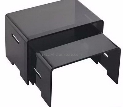 Factory hot selling acrylic living room furniture acrylic coffee table bed side table AT-002