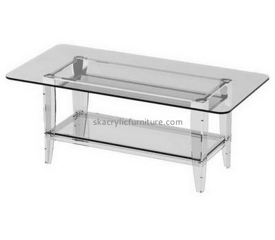 Fashion design acrylic european furniture dining table and chair cheap plastic table AT-040