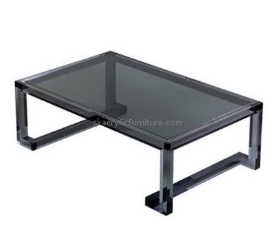 Hot selling acrylic perspex console table unique coffee tables  black console table AT-106