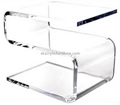 Custom design acrylic end table clear plastic coffee table end tables for sale AT-122