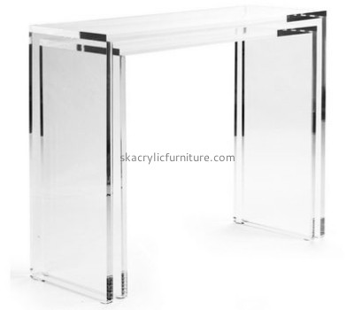 Custom modern acrylic coffee table end tables living room sofa console table AT-177
