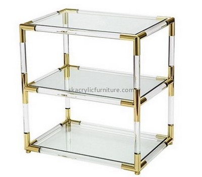 Custom acrylic kitchen console table contemporary side tables lucite console table sale AT-182