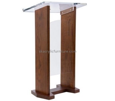 Custom acrylic podium sale modern podium cheap lecterns for sale AP-048